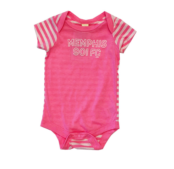 FC Infant Pink Wordmark Onesie