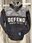 Youth Full Zip "Defend Memphis 901 FC" Hood