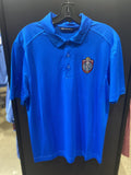 Cutter & Buck Blue Polo with Crest