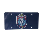 Crest License Plate Cover
